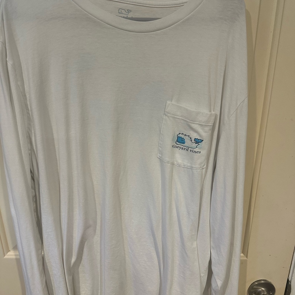 Vineyard Vines L/S Tee - Men’s XXL - White